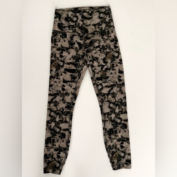 Lululemon Wunder Train High Rise Tight 25" Dispersed Light Raw Linen W5CXNS 6 - Picture 2 of 9